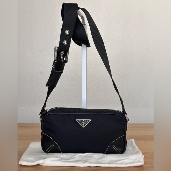 Prada Handbags - Prada Tessuto Crossbody Bag with dustbag
